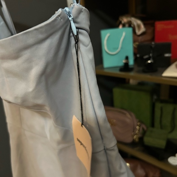 NWT Superdown Ramona Double Strap Romper Shorts Dusty Blue XL - Picture 8 of 11